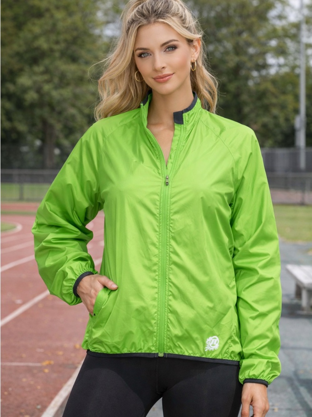 Novara Cycling Windbreaker Jacket Reflective Packable